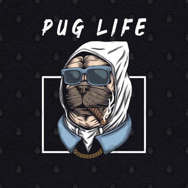 Pug life by skydesignn